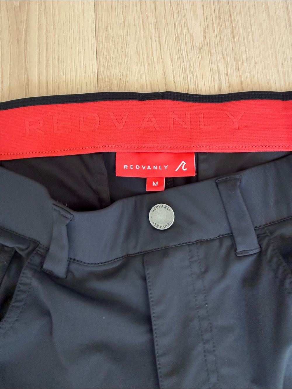 Redvanly Men's Black Performance Chinos